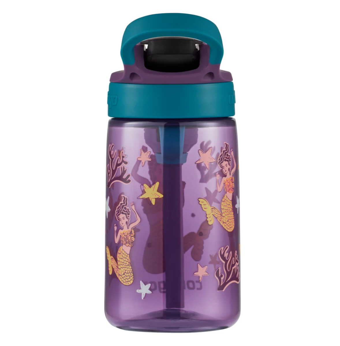 Contigo Easy Clean AUTOSPOUT™ Kids Water Bottle, 420 ml (mermaids)